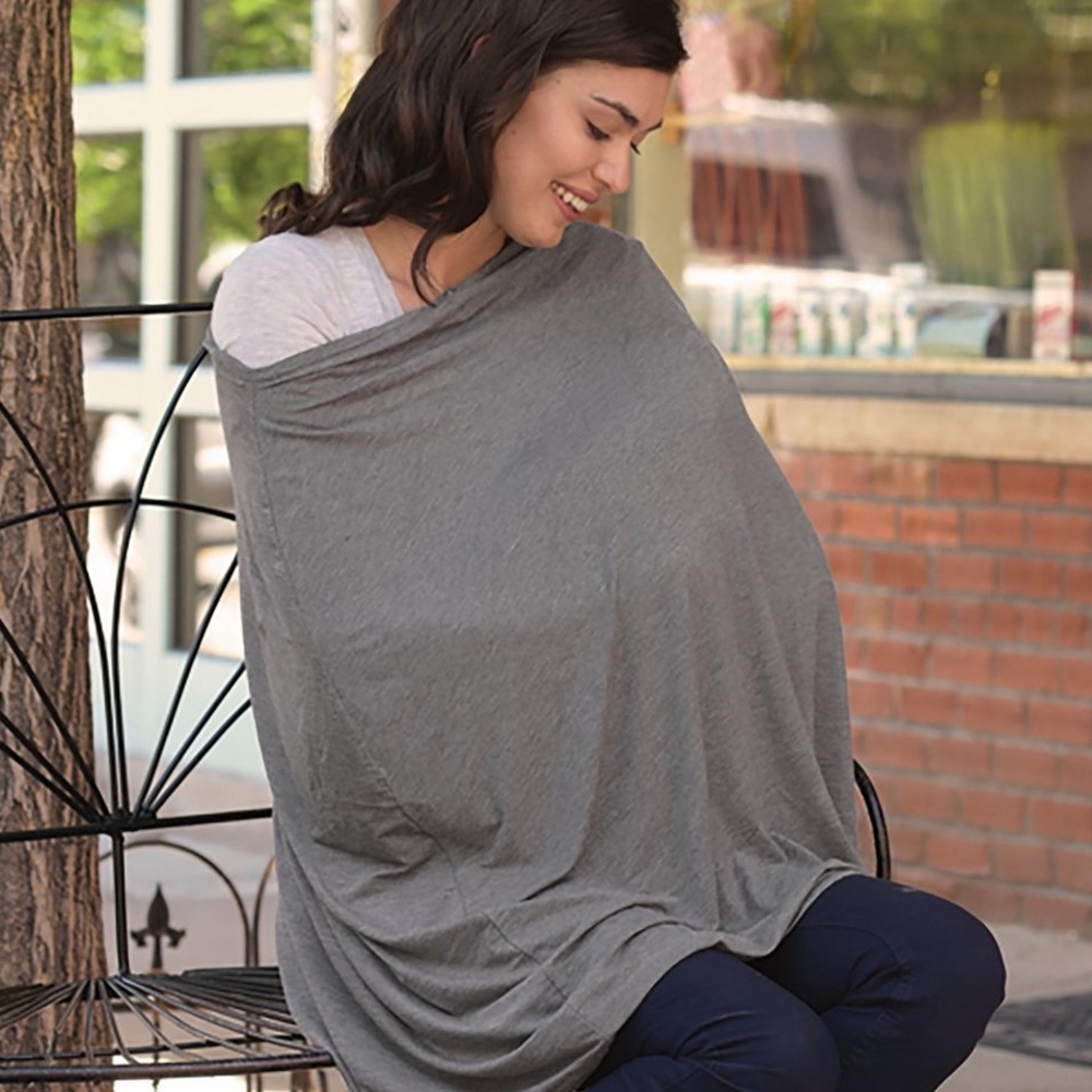 GREY NEW NURSING COVER 4 in 1